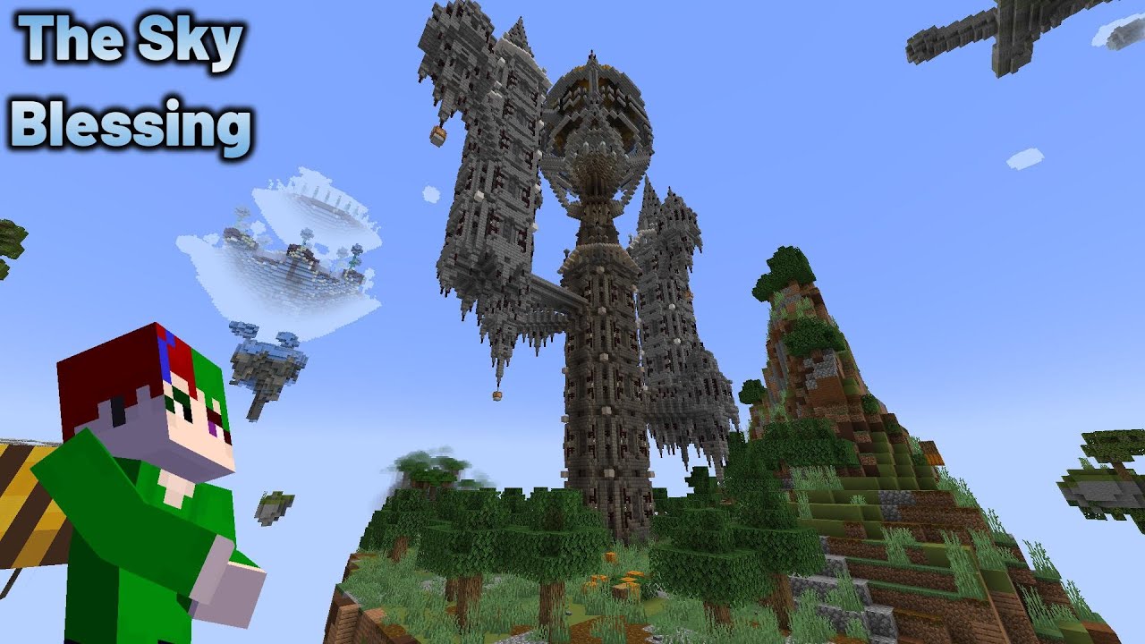 生配信】今日で攻略度90%いけそう！【マイクラ】【The Sky Blessing