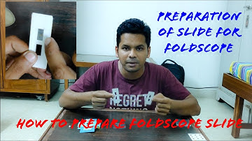 How to prepare Foldscope slide | Preparation of slides for Foldscope | Foldscope