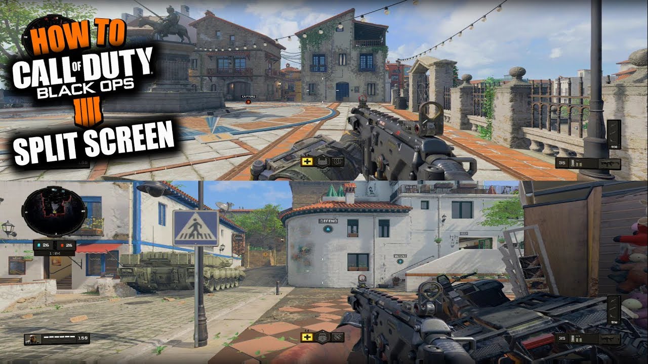 Disco usikre Sovereign HOW TO SPLIT SCREEN IN BLACK OPS 4 MULTIPLAYER, ZOMBIES, BLACKOUT & LOCAL  PLAY ON PS4 & XBOX ONE - YouTube