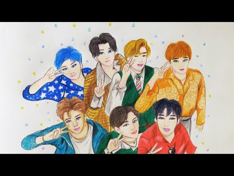 How to Draw BTS Jungkook Tiny Tan - YouTube