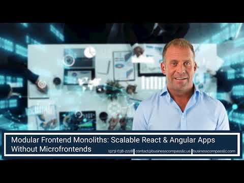 Modular Frontend Monoliths: Scalable React & Angular Apps Without Microfrontends