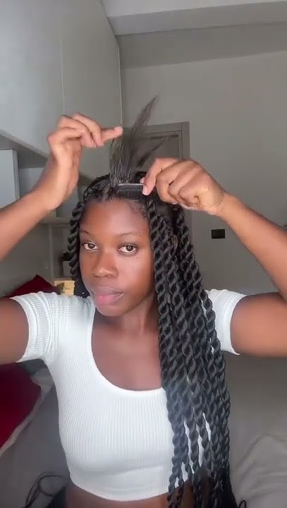  Senegalese Rope Twist Tutorial🥵Protective Knotless Box Braids # ...