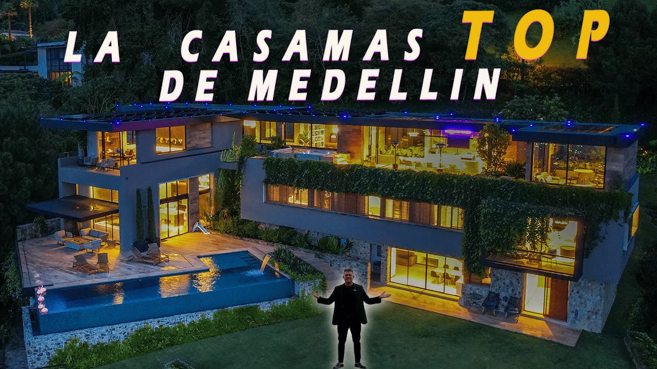 LA MEJOR CASA MODERNA DE MEDELLIN, INCREIBLE VISTA A LA CIUDAD 