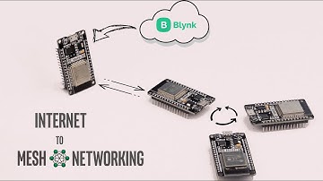 Internet to Mesh Networking Home Automation Project using Blynk & Painlessmesh