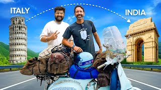 Italy to India on a Scooter : I went on a Road Trip with a WORLD Traveler