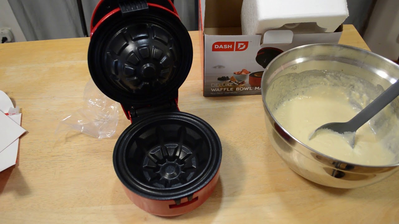 dash waffle bowl maker waffle recipe｜TikTok Search