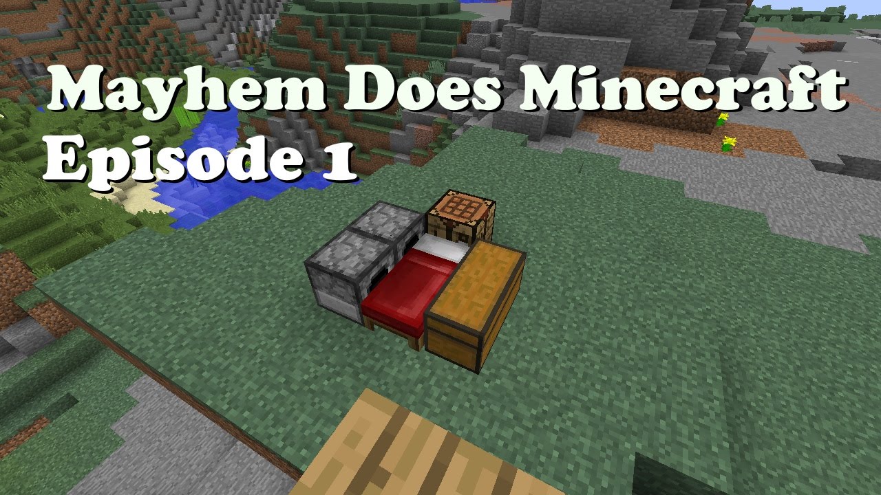 Lets Play Minecraft Episode 1 - YouTube