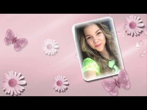 Поздравляем с совершеннолетием, дочке 18 лет! Слайд шоу на заказ