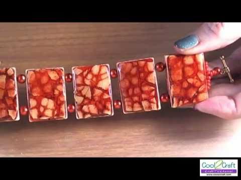 How to Make Eggshell Mosaic Bracelet by Tiffany Wi...