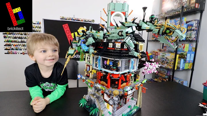 GREEN NINJA MECH DRAGON ATTACKS NINJAGO CITY!