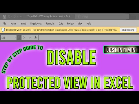 Protected View in