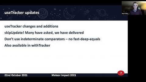 New React Hooks for Meteor  | Meteor Impact 2021 - Day 1