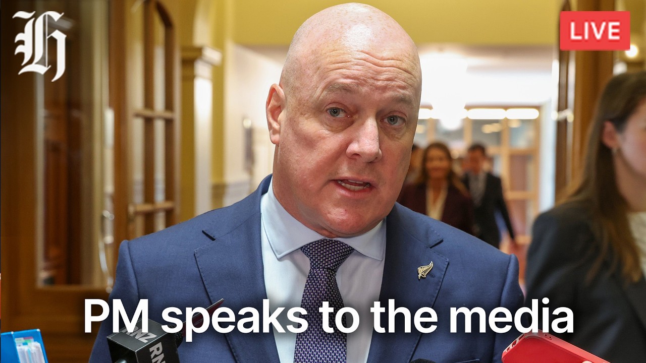 NZ Herald Live: Prime Minister Christopher Luxon speaks to the media ...
