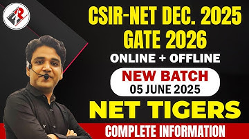 CSIR NET DEC 2025 | GATE 2026 LIVE BATCH BY HIMANSHU SIR | COMPLETE GUIDANCE