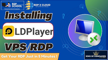 How to install LD Player in RDP/VPS by RDP School ( RDP X Cloud )