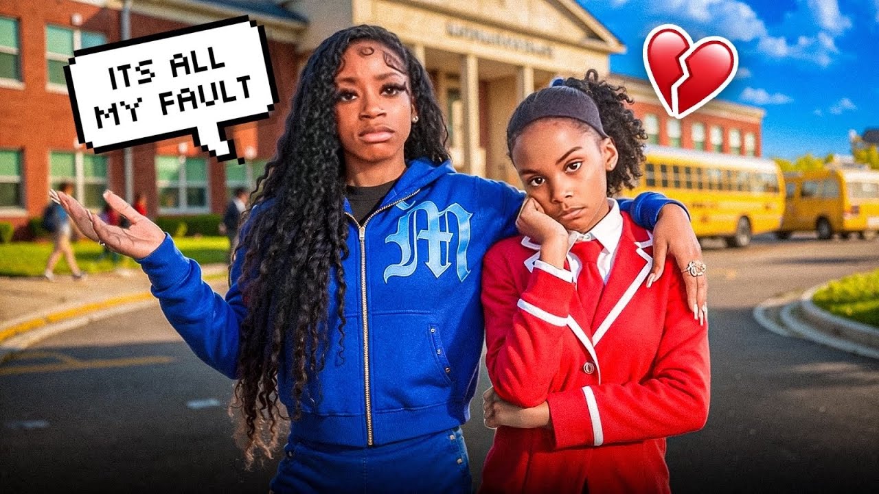 MY LITTLE SISTER HAD A BAD DAY AT SCHOOL💔 **it’s all my fault**