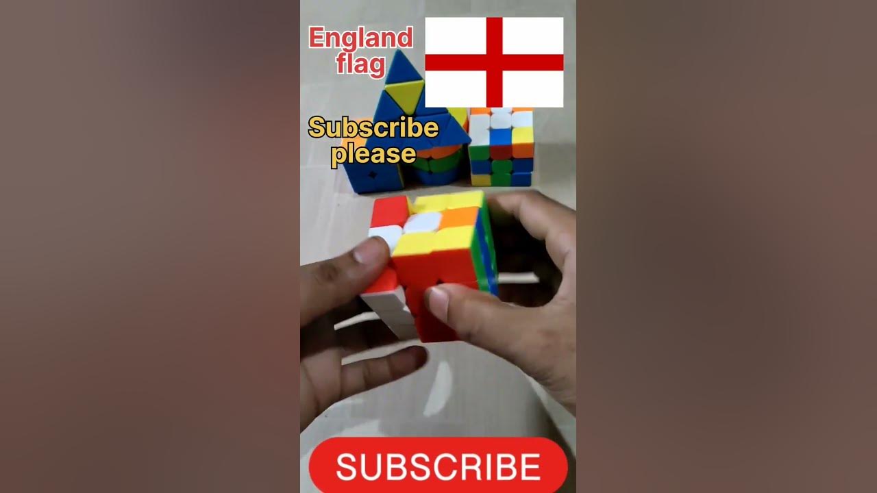 how-to-make-england-flag-on-rubik-s-cube-rubikscube-cube-shortfeed