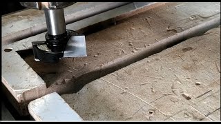 BED FLATTENING PROCESS USING END MILL PLANNING TOOL # BED INSPECTION FOR CNC ROUTER # AREA CLEARANCE