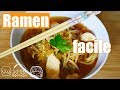 Ramen nouilles et poulet facile 