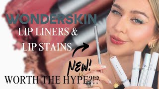 Wonderskin Lip Liner & Lip stain wonder blading lip stain masque review