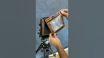 From landscape to portrait mode on the chamonix h1 4x5 Large format view camera