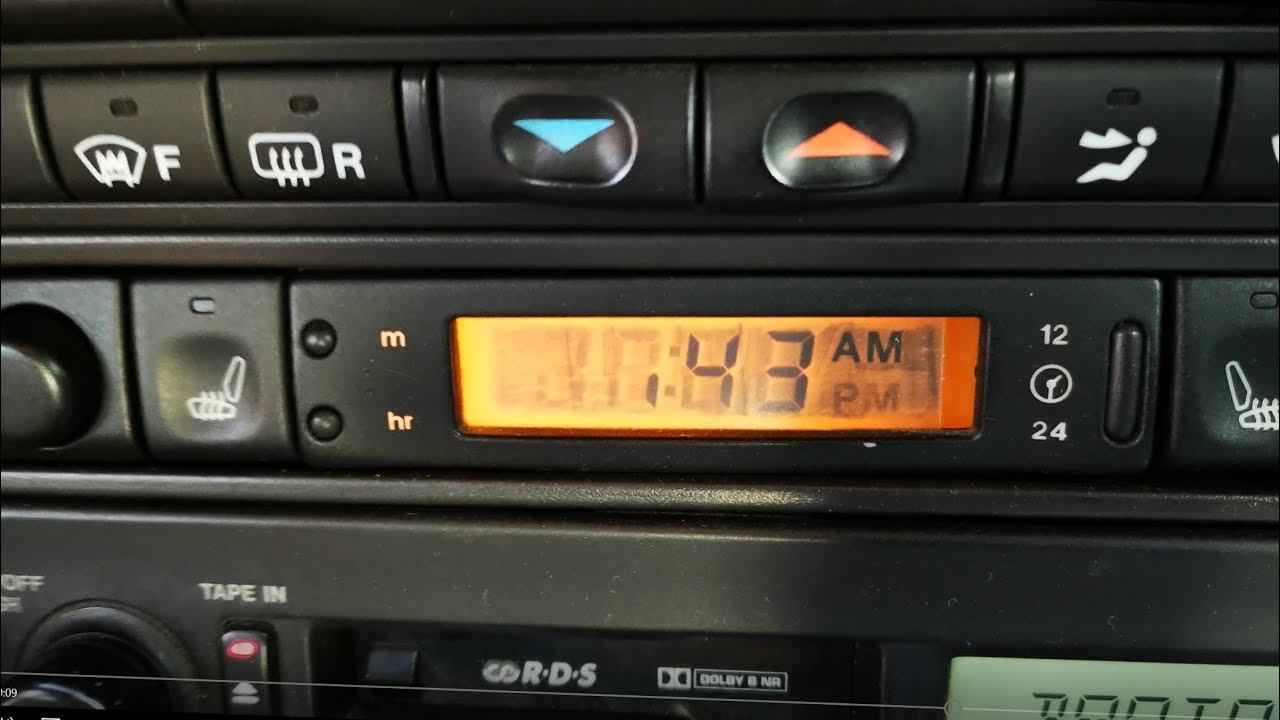 Jaguar xj6 clock display repair YouTube