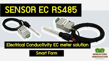 EC Sensor RS485 Setup วิธีการอ่านค่า : miniature innovation