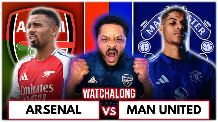 Arsenal 2-1 (3-4 Pens) Man Utd | Pre Season Friendly | Watchalong W/Troopz