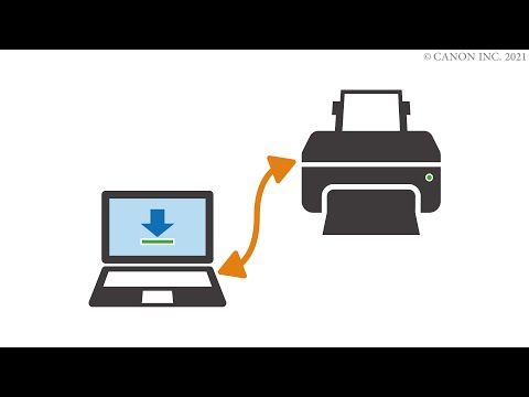 Connexion de l'imprimante à un ordinateur via USB