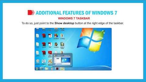 CLASS 6 CH 3 MORE ON WINDOWS 7