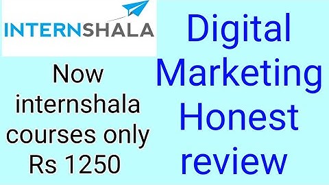 Now all internshala training only 🤩Rs  valid this offer till 2nd August So hurry up| Review