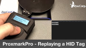 ProxmarkPro - Replaying a HID Tag