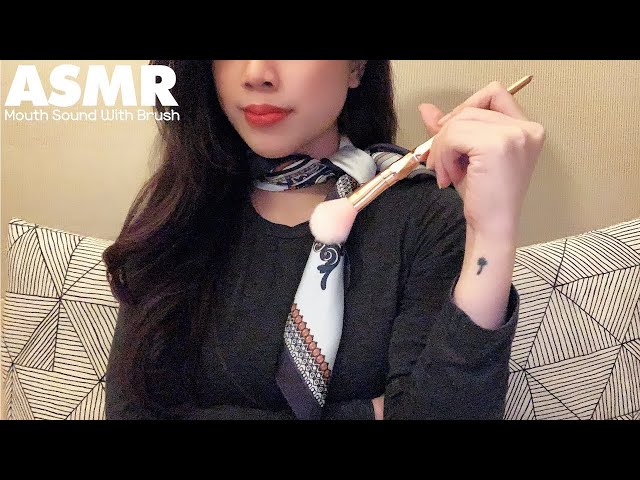 ASMR🌙 Unstoppable Mouth Sound with BrushㅣNotalking