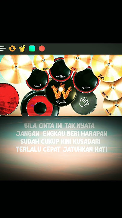 Merasa indah | tiara andini - realdrum cover 🎉  #tiaraandini #realdrum #merasaindah