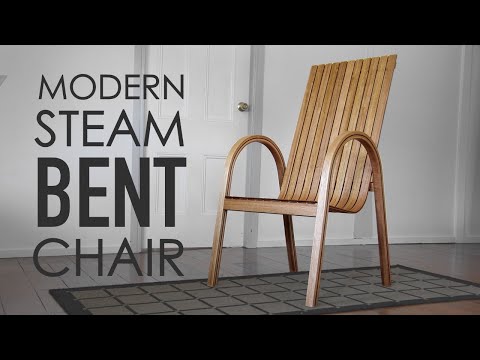 How To Make A Modern Steam Bent Chair | Woodworking / Steam Bending thumbnail