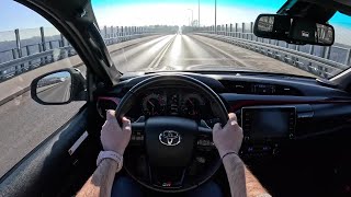 2025 Toyota Hilux GR Sport (2.8 D-4D 204 hp) | POV Test Drive