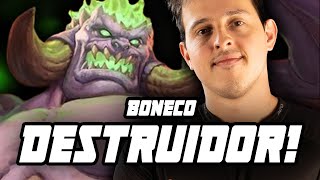 WARCRAFT 3 REFORGED: PATO MOSTRA O PODER DO PIT LORD! Night Elf WC3 remaster replay PT-BR