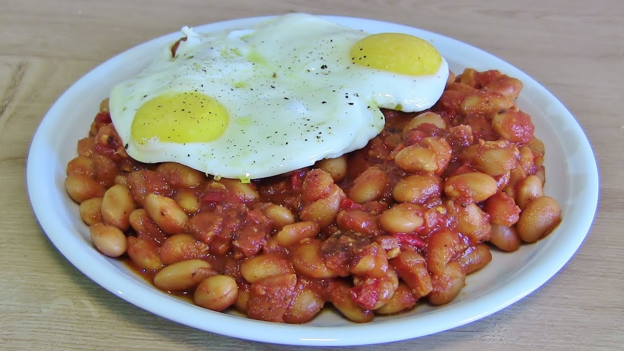 baked Beans-gebackene Bohnen mit Speck aus dem Backofen-Baked Beans mit ...