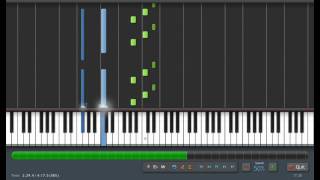 Video thumbnail of "Bach: Prelude in C (Well Tempered Clavier Book) Piano Tutorial (50% Speed) by PlutaX"