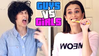 BOYS vs GIRLS: OCHTENDROUTINE!