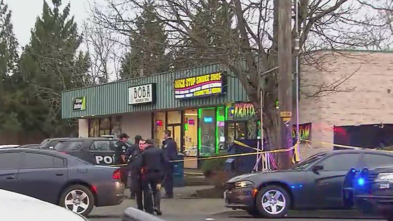 Suspect sought after man killed in Vancouver shooting - YouTube