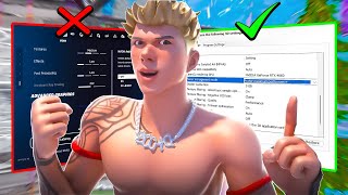 Fortnite FPS Boost 2025 🔥 Best NVIDIA Control Panel Settings for Maximum Performance