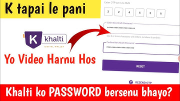 Khalti Ko Password Kasare Reset Garne? | How To Reset Khalti PASSWORD | By  @TechniqueNepal