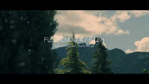FUJIFILM XT-4 / F-Log. (Color grading test : teal & orange)