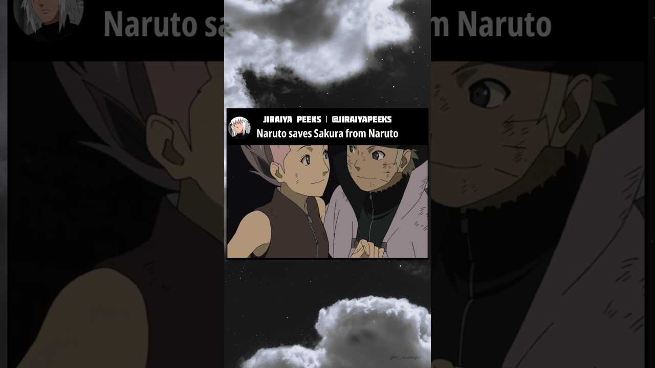 Naruto saves Sakura from Naruto 