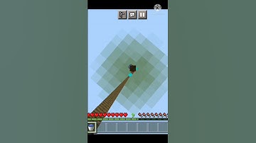 Minecraft PE Water Bucket MLG From Third Person Back View