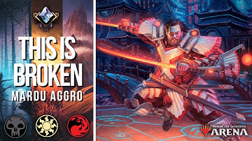 This deck blew my mind! | MARDU ATTACK SQUAD | Diamond standard BO1 mard aggro deck MTG Arena Isshin