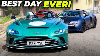 Cruising with a Mansory Bugatti Veyron, Aston Martin V12 Speedster, McLaren 688HS &amp; more!