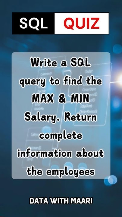 find-min-max-salary-in-sql-sql-tutorial-sql-tutorial-for