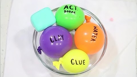 Making Slime with Super Cute Mini Balloons & Mixing with Play Foam and Soft Clay!